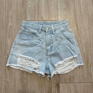 princess polly denim shorts